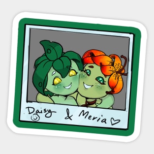 Daisy and meria fLower best friend Sticker